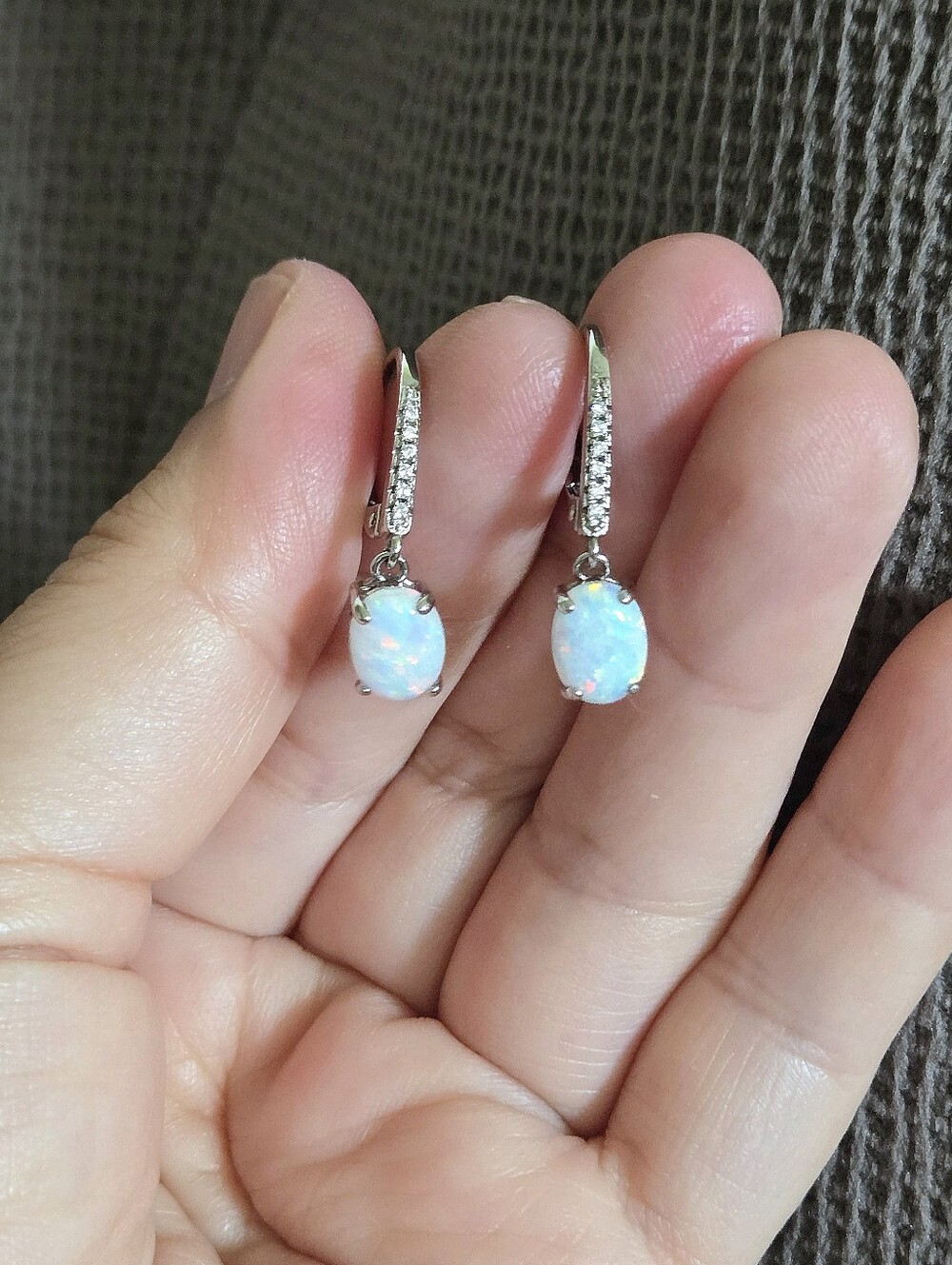Rachel Zoe Opal Dangle Earrings